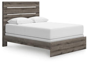 Graystorm Queen Panel Bed, Dresser, Mirror and Chest in Brown Gray - PKG021351