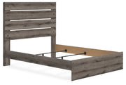 Graystorm Queen Panel Bed, Dresser, Mirror and Chest in Brown Gray - PKG021351