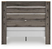 Graystorm Queen Panel Bed, Dresser, Mirror, Chest and 2 Nightstands in Brown Gray - PKG021349