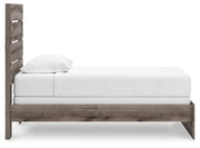 Graystorm Twin Panel Bed, Dresser and Nightstand in Brown Gray - PKG021339