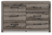 Graystorm Twin Panel Bed, Dresser and Nightstand in Brown Gray - PKG021339