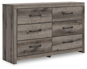Graystorm Twin Panel Bed, Dresser and Nightstand in Brown Gray - PKG021339
