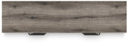 Graystorm Twin Panel Bed with Storage and Dresser in Brown Gray - PKG021385