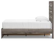 Graystorm Twin Panel Storage Bed, Dresser and Mirror in Brown Gray - PKG021363