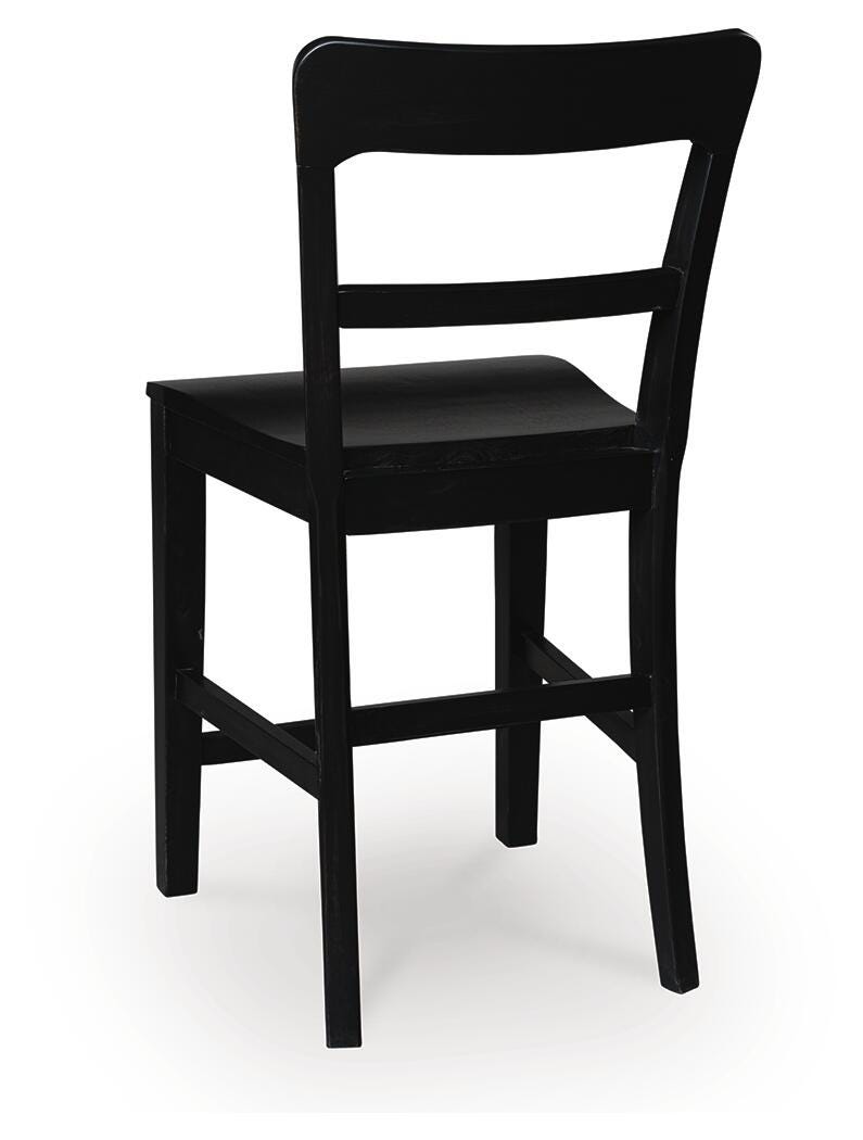 Greddinton Black Counter Height Barstool, Set of 2 - PCD824-124
