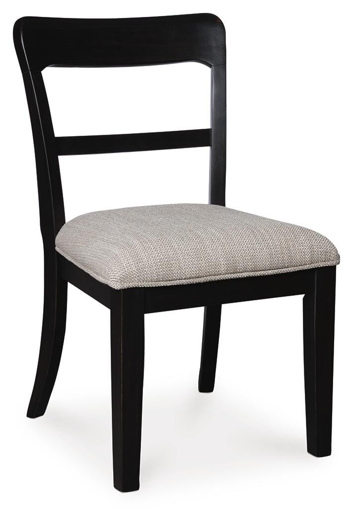 Greddinton Black Dining Chair, Set of 2 - PCD824-01