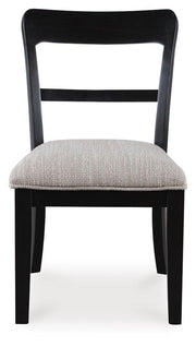 Greddinton Black Dining Chair, Set of 2 - PCD824-01