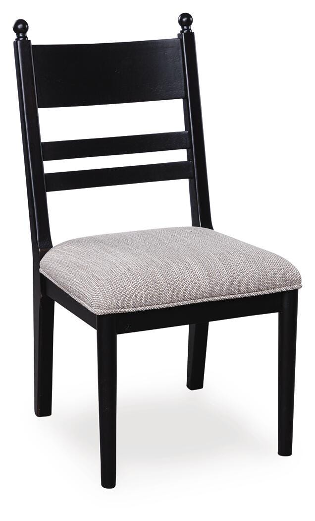 Greddinton Black Dining Chair, Set of 2 - PCD824-07