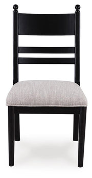 Greddinton Black Dining Chair, Set of 2 - PCD824-07