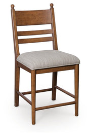 Greddinton Brown Counter Height Barstool, Set of 2 - PCD824-924