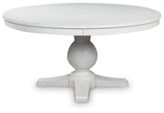 Greddinton White Dining Table - PCD824D10
