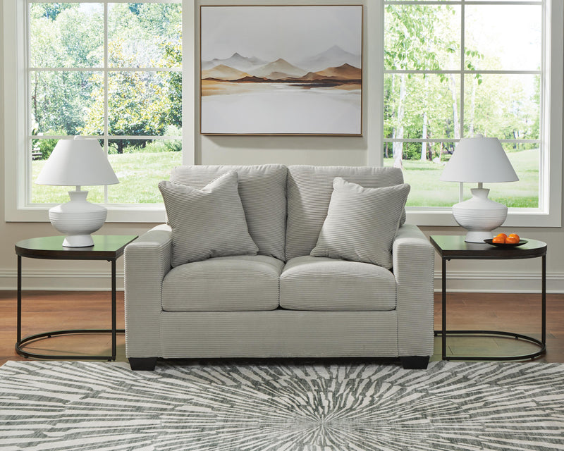 Greenbriar Smoke Sofa Chaise and Loveseat - PC32005U3