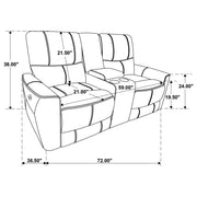 Greenfield 2-piece Power Reclining Sofa Set Saddle Brown - 610264P-S2
