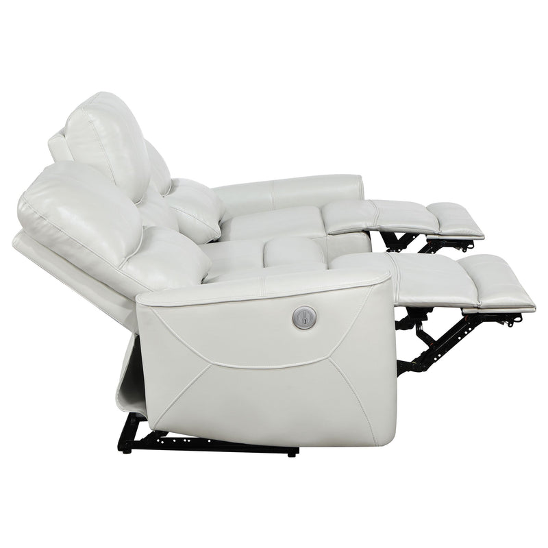 Greenfield 3-piece Power Reclining Sofa Set Dove Grey - 610261P-S3