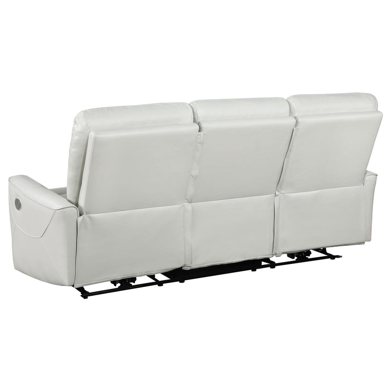 Greenfield Upholstered Power Reclining Sofa Dove Grey - 610261P