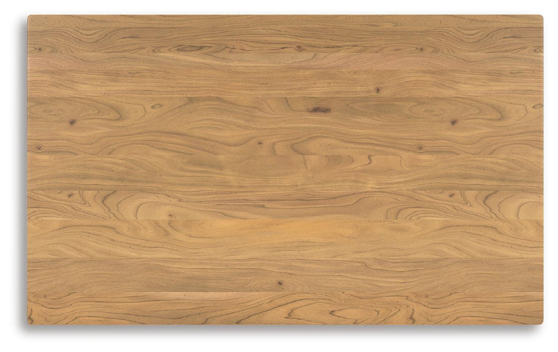 Gretlynn Black/Natural Dining Table - D501-25