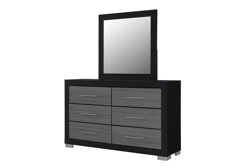 Emma Black/Grey Mirror - EMMA-BLACK/GREY-MR