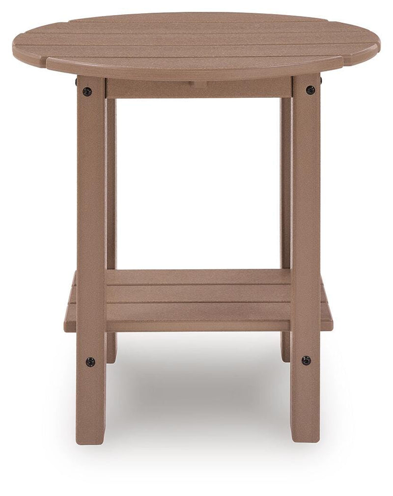 Grover Beach 2 Outdoor Lounge Chairs with End Table in Driftwood - PKG024039