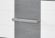 Optimus White/Grey Nightstand - OPTIMUS-WHT/GRY-NS