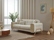 Guido Convertible Loveseat in Beige - 200-SIM-GUI-GIRNE03-2