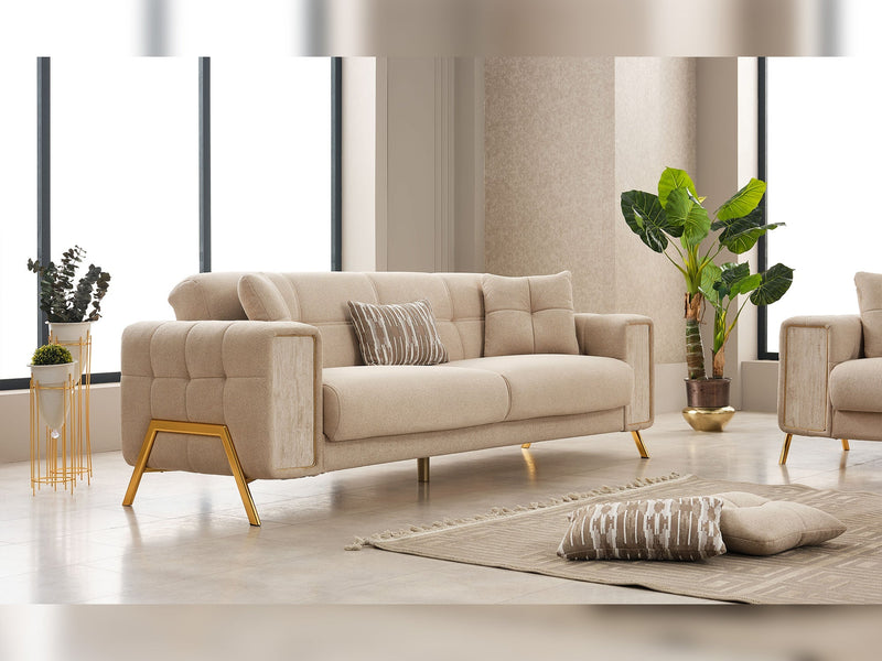 Guido Convertible Sofa in Beige - 200-SIM-GUI-GIRNE03-3