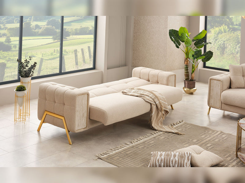 Guido Convertible Sofa in Beige - 200-SIM-GUI-GIRNE03-3