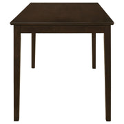 Guillen 5-piece Rectangular Dining Table Set Cappuccino - 150232