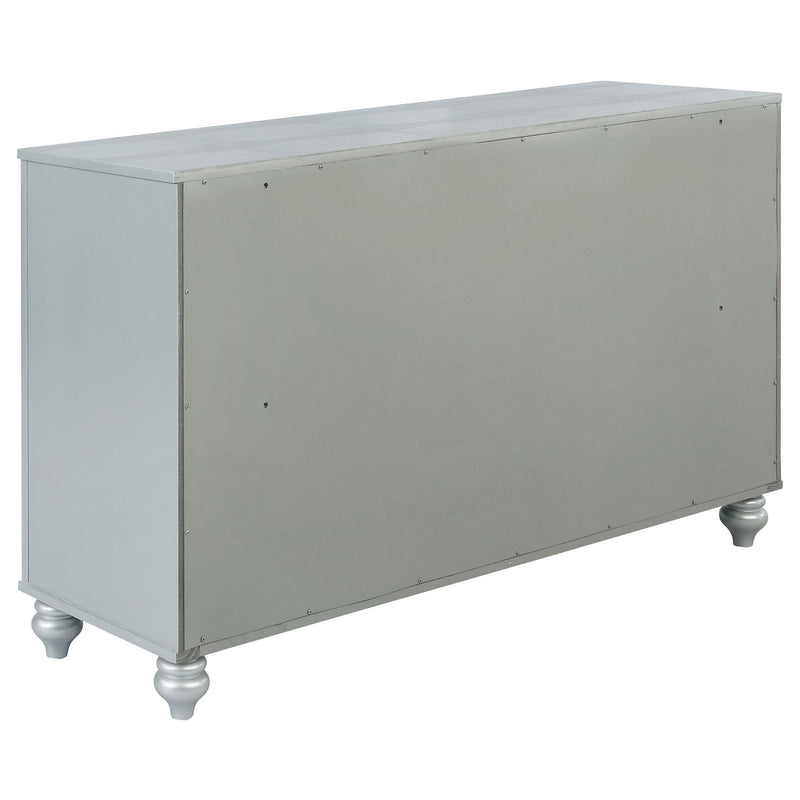 Gunnison 6-drawer Dresser Silver Metallic - 223213