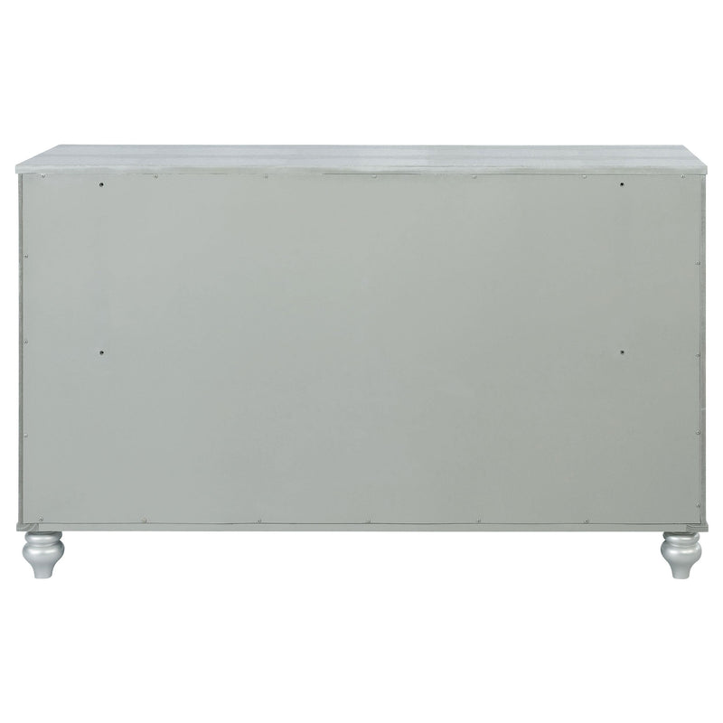 Gunnison 6-drawer Dresser Silver Metallic - 223213