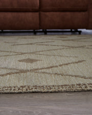 Guyford Beige/Brown Medium Rug - R406872