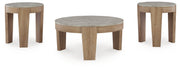 Guystone Table (Set of 3) - DMV FurnitureOccasional Table Set