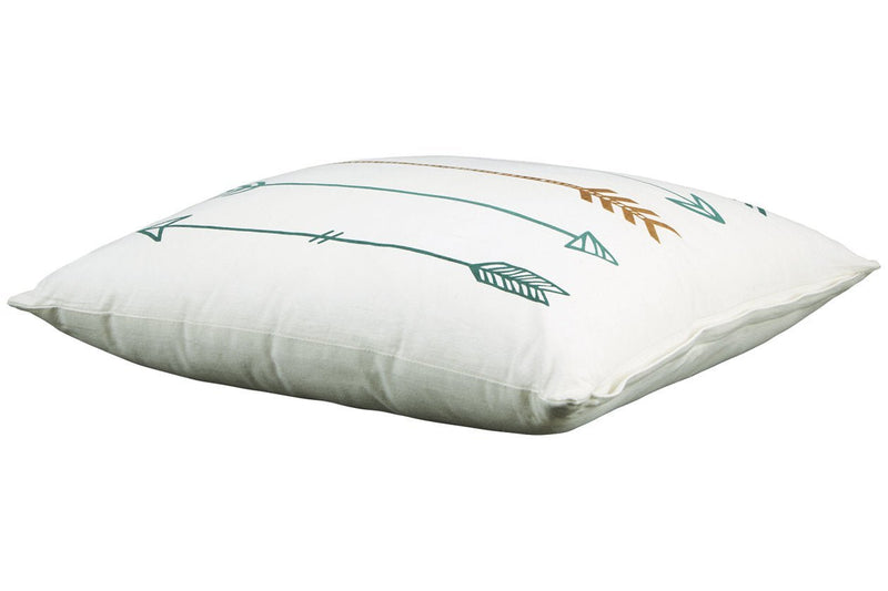Gyldan White/Teal/Gold Pillow (Set of 4) - DMV FurniturePillow