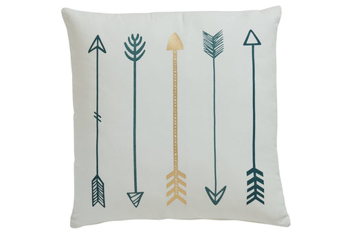 Gyldan White/Teal/Gold Pillow (Set of 4) - DMV FurniturePillow