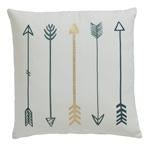 Gyldan White/Teal/Gold Pillow (Set of 4) - DMV FurniturePillow