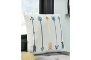 Gyldan White/Teal/Gold Pillow (Set of 4) - DMV FurniturePillow