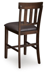Haddigan Counter Height Extension Table and 8 Barstools - D596D12