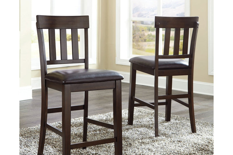 Haddigan Dark Brown Counter Height Bar Stool (Set of 2) - DMV FurnitureBarstool