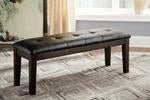 Haddigan Dark Brown Dining Bench - DMV FurnitureAccent Bench