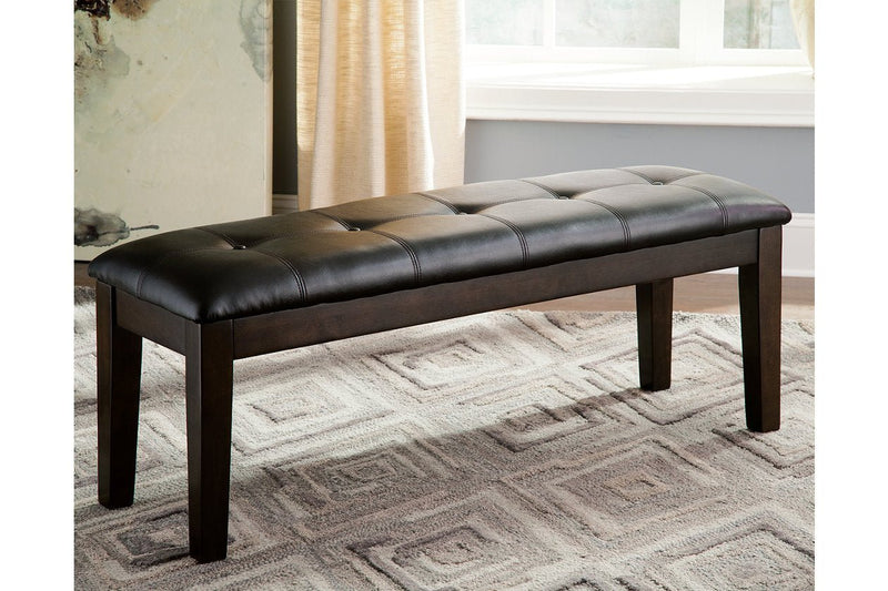 Haddigan Dark Brown Dining Bench - DMV FurnitureAccent Bench