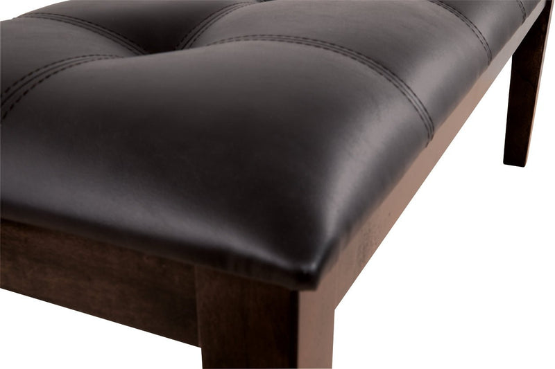 Haddigan Dark Brown Dining Bench - DMV FurnitureAccent Bench