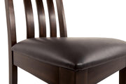 Haddigan Dark Brown Dining Chair (Set of 2) - D596-01X2