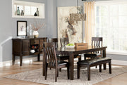 Haddigan Dark Brown Dining Chair (Set of 2) - D596-01X2