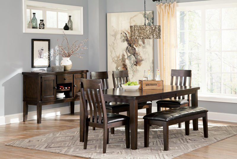 Haddigan Dark Brown Dining Chair (Set of 2) - D596-01X2