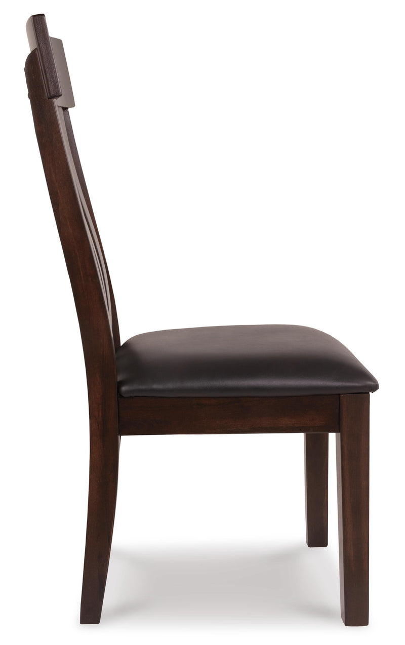 Haddigan Dark Brown Dining Chair (Set of 2) - D596-01X2