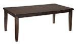 Haddigan Dark Brown Dining Extension Table - DMV FurnitureDining Table