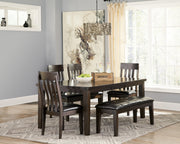 Haddigan Dark Brown Dining Room Set - DMV FurnitureDining Room Set