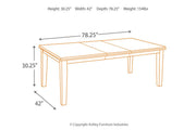 Haddigan Dark Brown Dining Table with 4 Chairs and Bench - DMV FurnitureDining Room Set