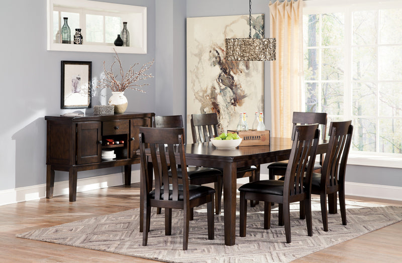Haddigan Dark Brown Extendable Dining Set - DMV FurnitureDining Room Set