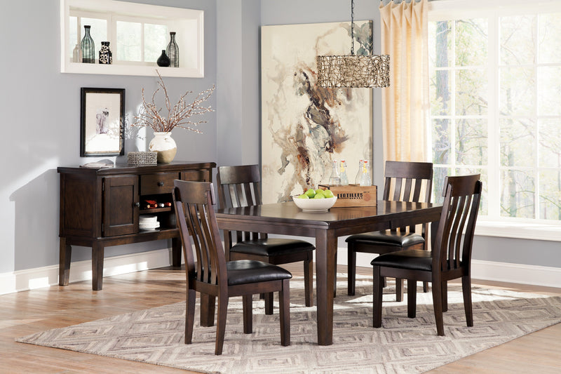 Haddigan Dark Brown Extendable Dining Set - DMV FurnitureDining Room Set