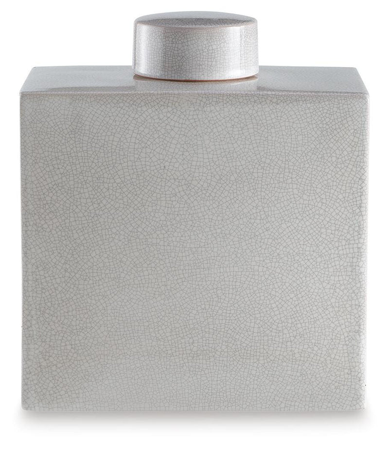 Haddworth Antique White Jar - A2000780